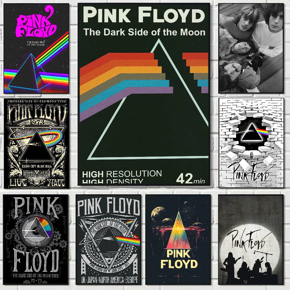 Home Bar And Theater - Rock Band Pink Floyd Anime Poster