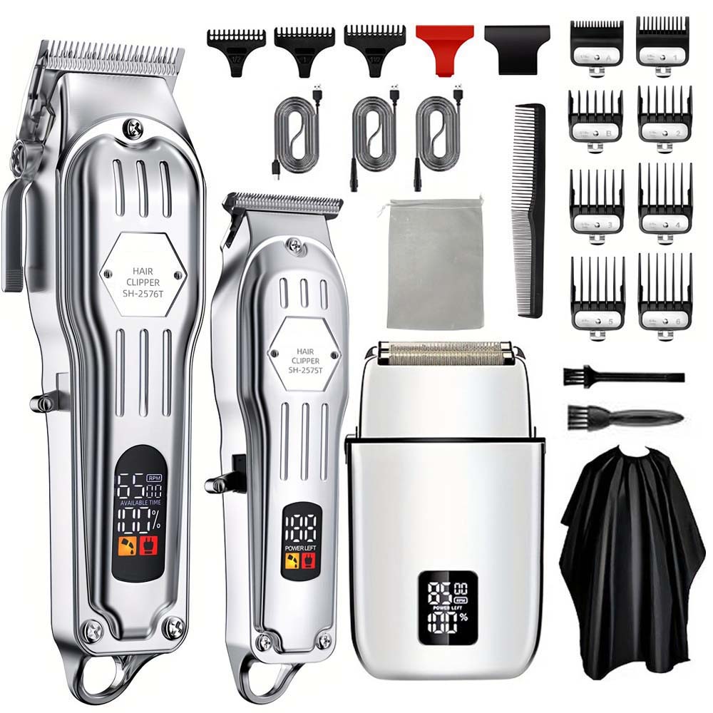 Home Barbershop - Professional Hair Clipper & Trimmer Set