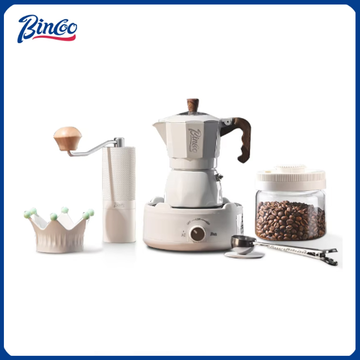 Home Bar Supplies - Bincoo Dual Valve Moka Pot Espresso