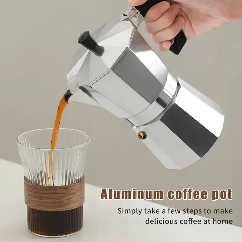 Home Barista - Classic Aluminum Moka Pot 50-300ML Household