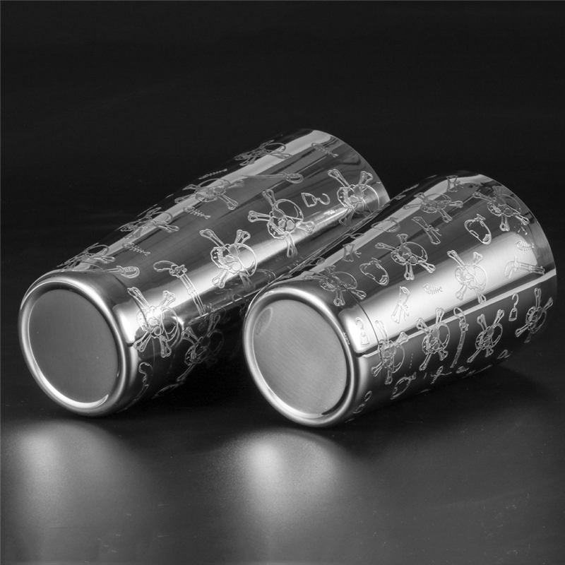 500ml/800ml Engraving Skull St - đánh giá và giá Boston Shaker Set