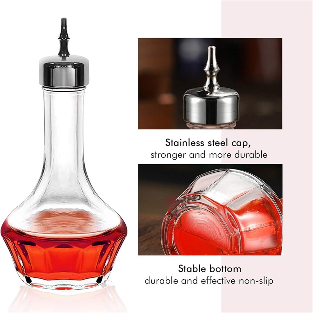A75K 6 PCS Bitters Bottle Set  - đánh giá và giá Bitters Bottle Set