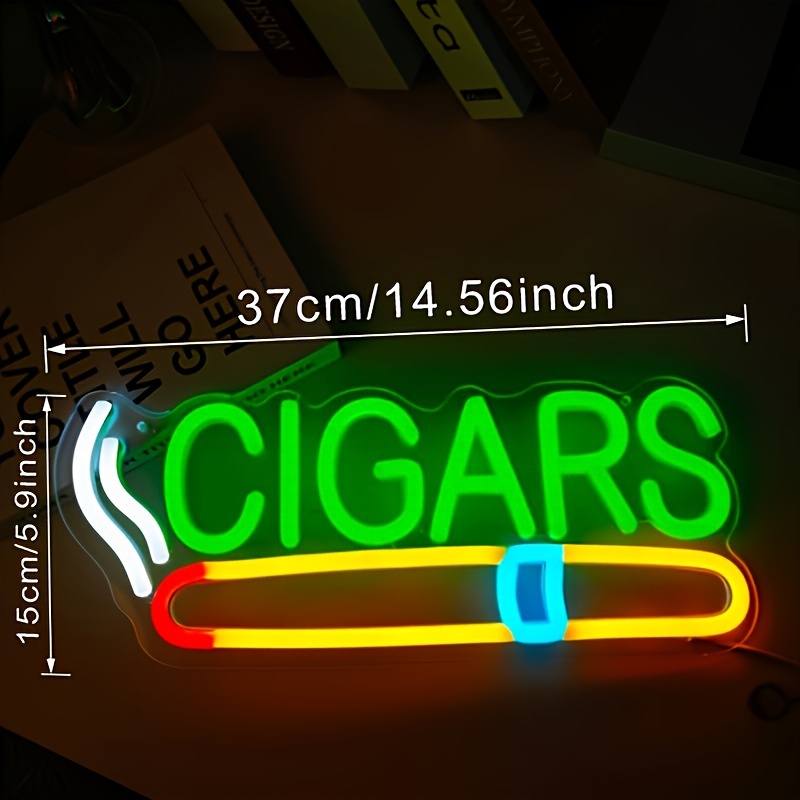 Cigar Shop Neon Sign, For Home - đánh giá và giá Home Bar Lounge