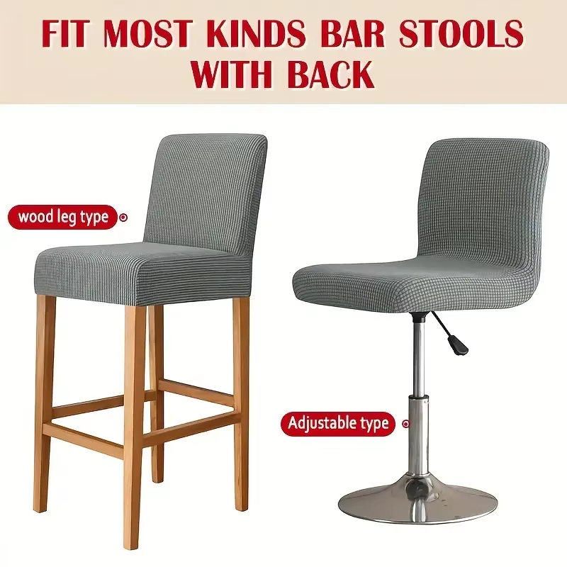 Jacquard Bar Stool Chair Cover - đánh giá và giá Home Bar Lounge