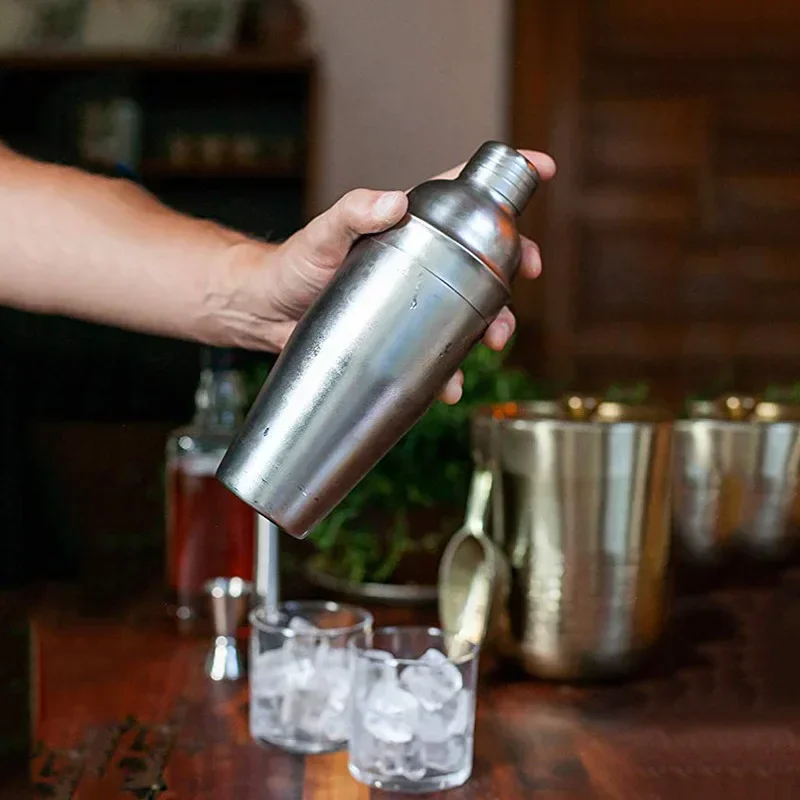 3/6pcs Cocktail Shaker Stainle - đánh giá và giá Boston Shaker Set