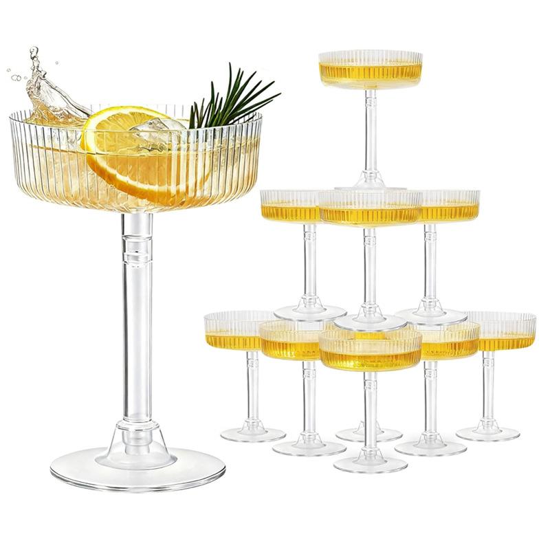 Clear Plastic Martini Dessert  - đánh giá và giá Home Bar Supplies