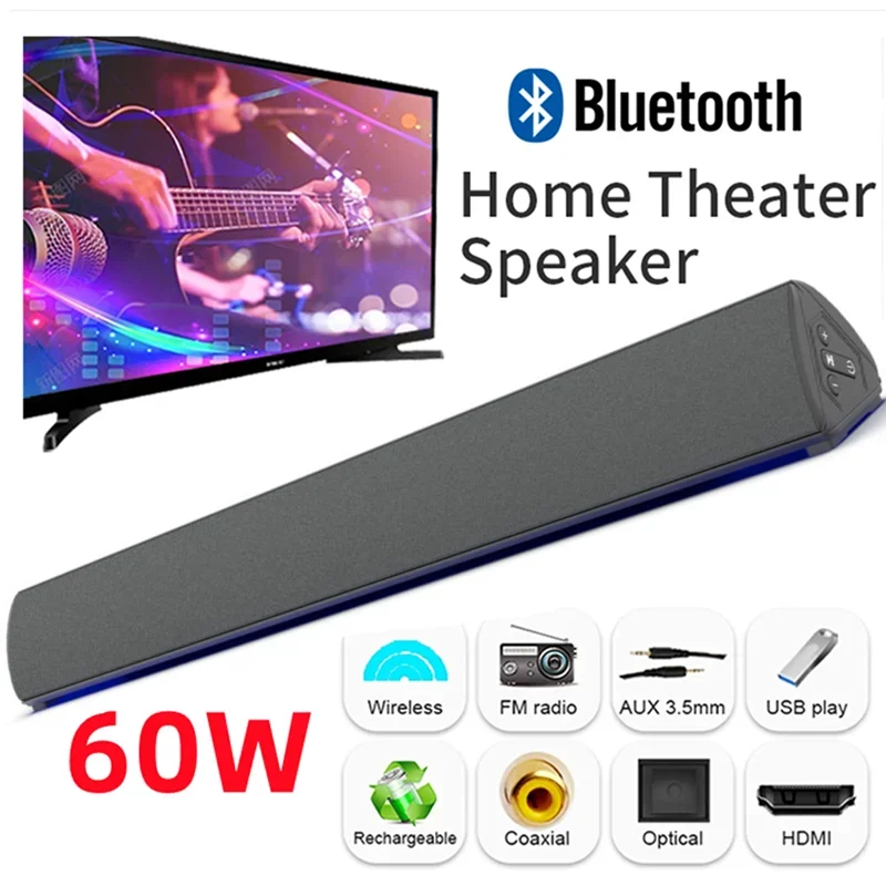 60W Wireless TV PC Soundbar Bl - đánh giá và giá Home Bar And Theater