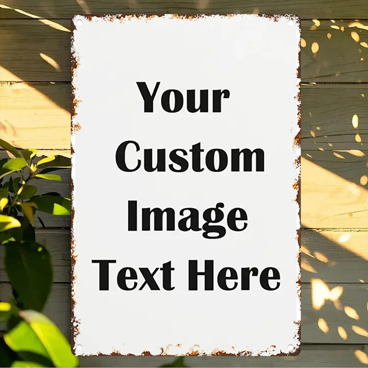 Custom Photo & Text Tin Sign - - đánh giá và giá Home Bar Signs