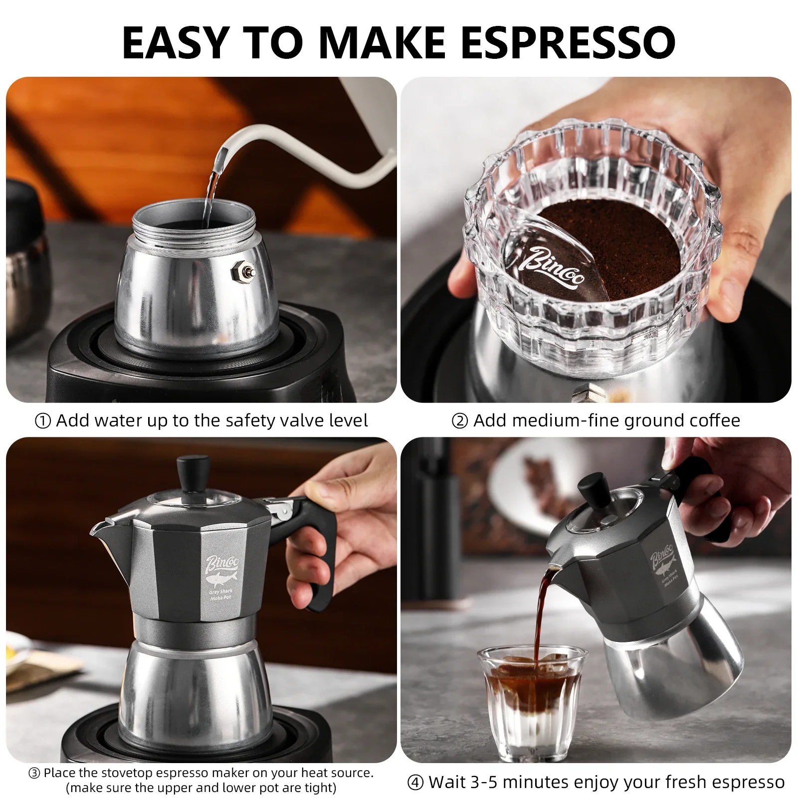 Bincoo 2 Cups Double Valve Mok - đánh giá và giá Home Barista