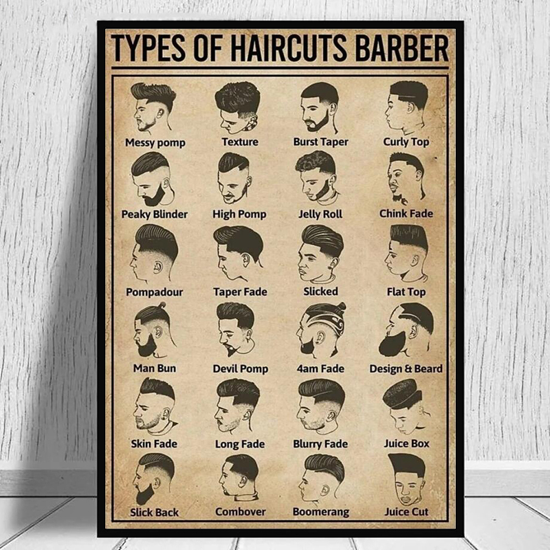 Retro Types Of Haircuts Barber - đánh giá và giá Home Barbershop