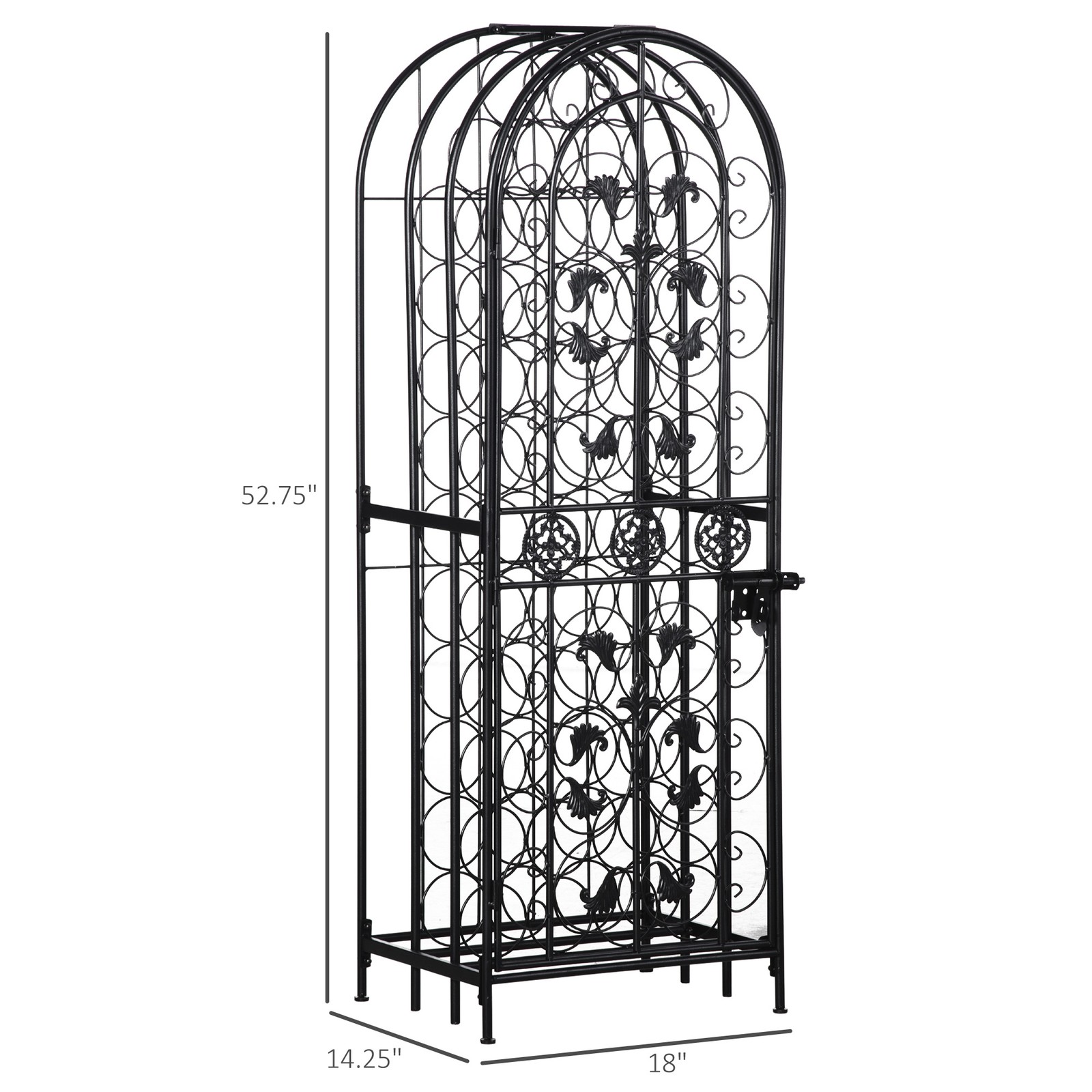 Free Standing Wine Rack 45 Bot - đánh giá và giá Home Bar Stand