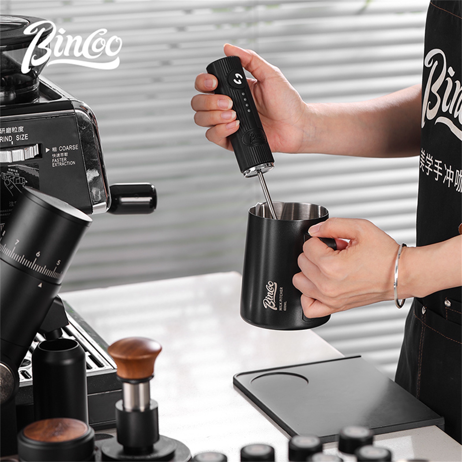 Bincoo Professional Electric M - đánh giá và giá Home Barista