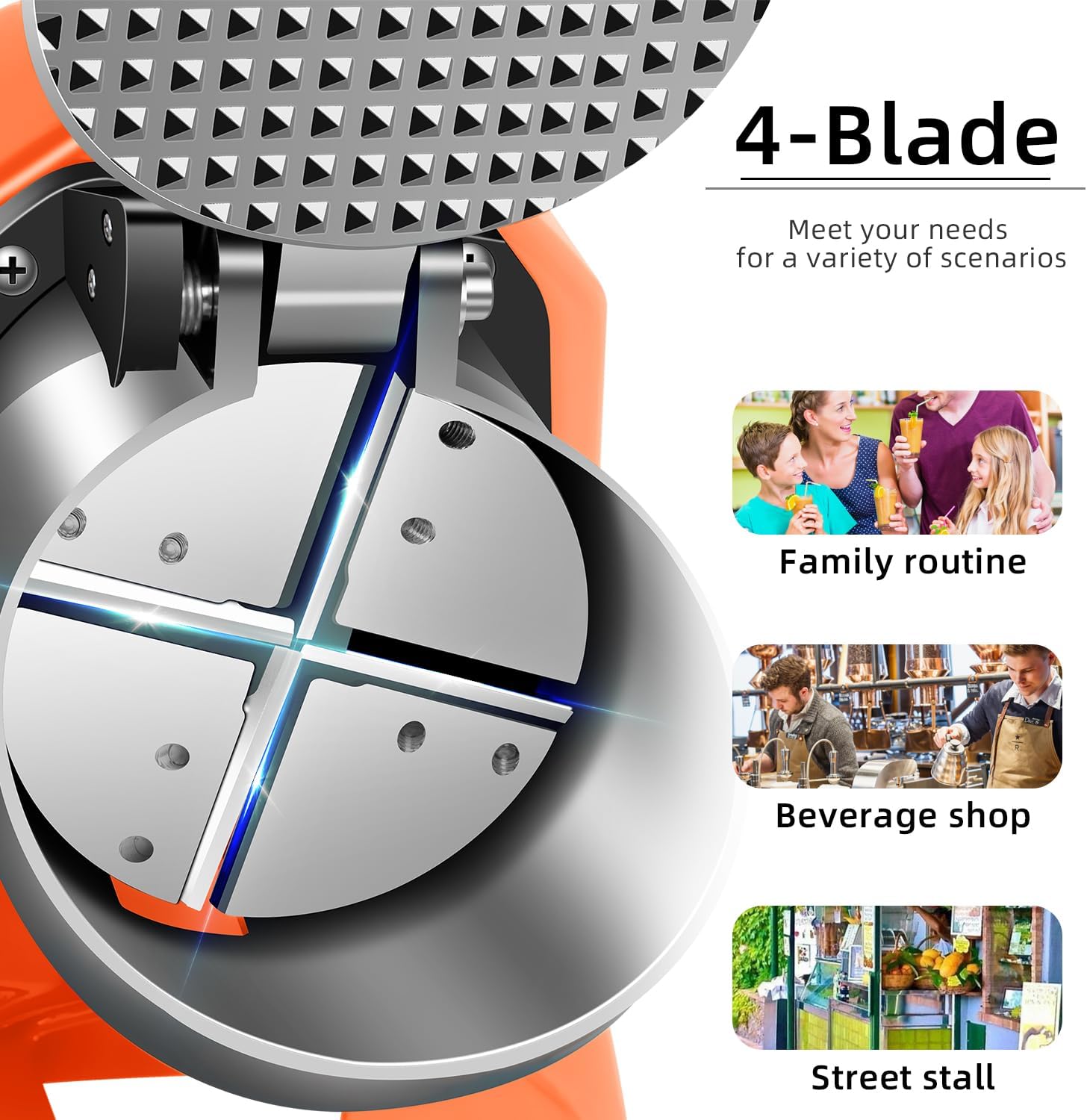 4-Blades Ice Shaver, Electric  - đánh giá và giá Ice Pick Pick