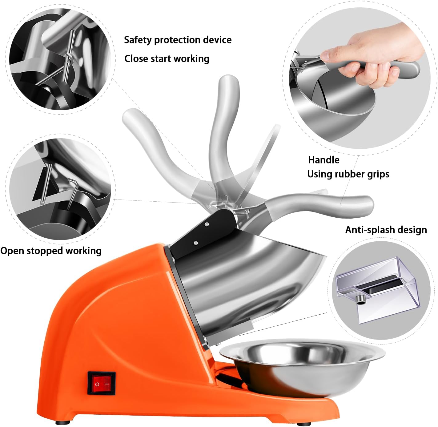 4-Blades Ice Shaver, Electric  - đánh giá và giá Ice Pick Pick
