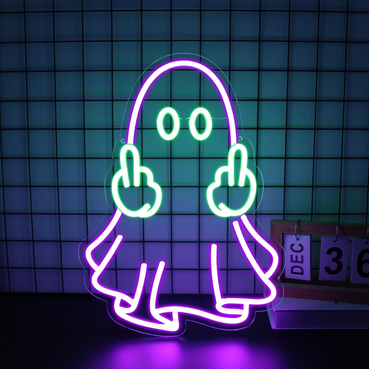 Ghost Neon Sign USB Powered LE - đánh giá và giá Home Bar Signs
