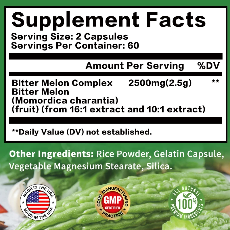 Bitter Melon Complex Capsules  - đánh giá và giá Bitters Bottle Set