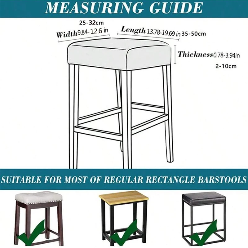 1/2pcs Bar Stool Cover Elastic - đánh giá và giá Home Bar Seating