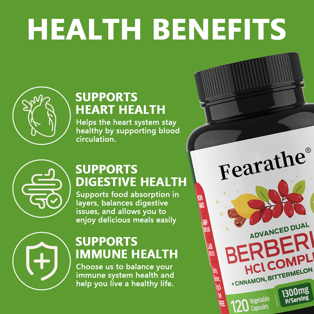 Berberine HCl Capsules with Bi - đánh giá và giá Bitters Bottle Set