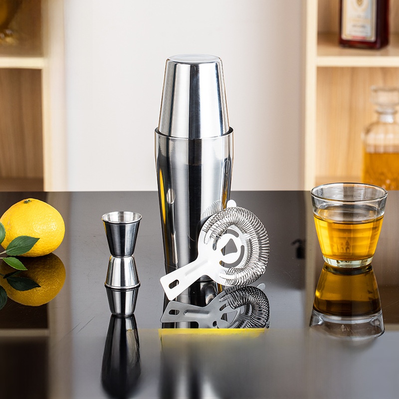 Stainless Steel Bar Tool Set C - đánh giá và giá Boston Shaker Set