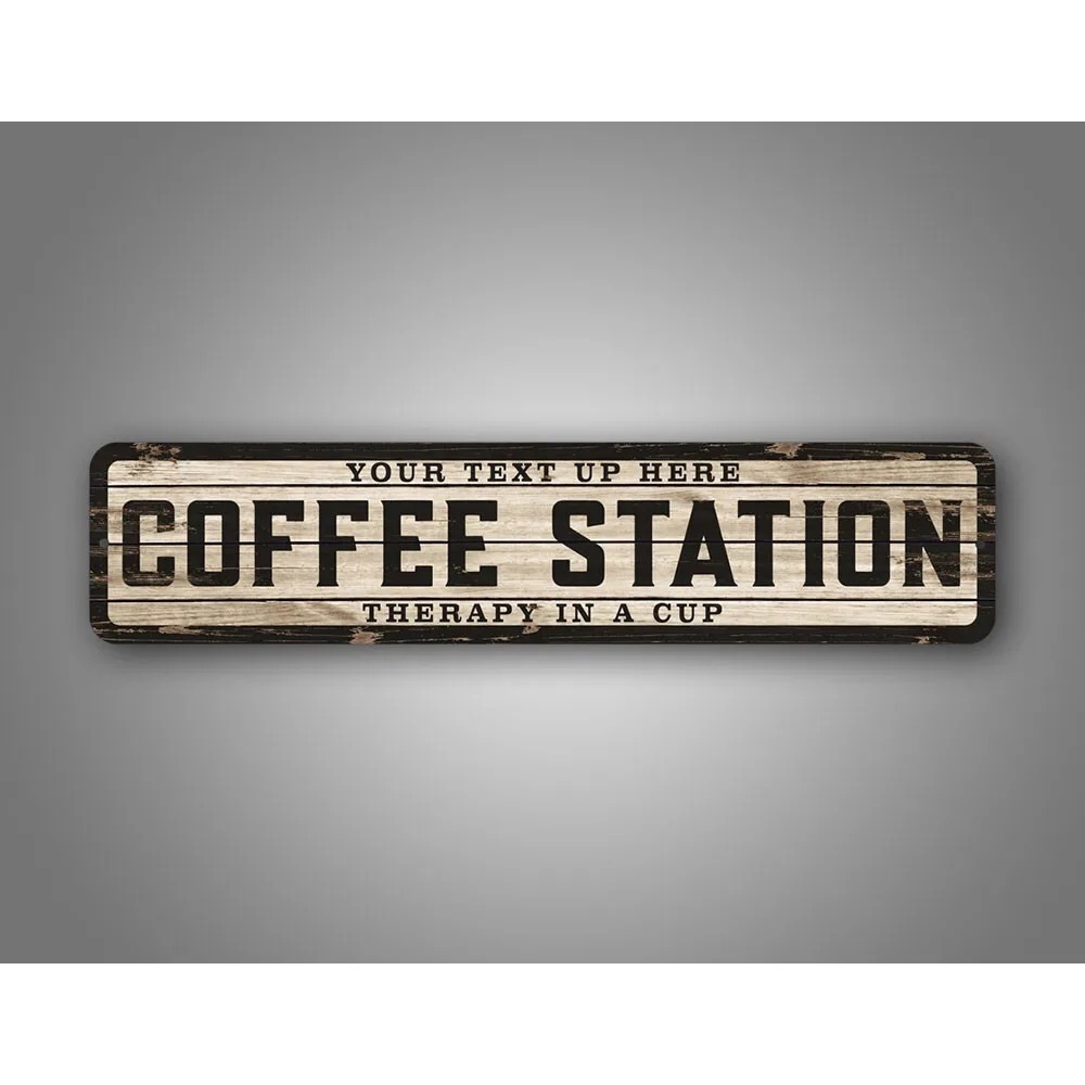 Custom Text Logo Weathered Woo - đánh giá và giá Home Bar And Coffee