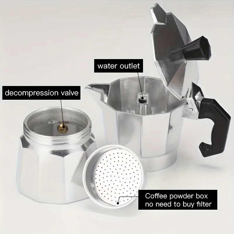 Classic Aluminum Moka Pot 50-3 - đánh giá và giá Home Barista