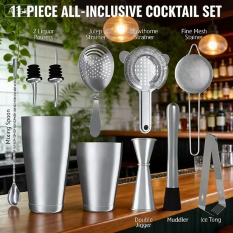 stllCAMOL FACTORY 11 Pieces Si - đánh giá và giá Boston Shaker Set