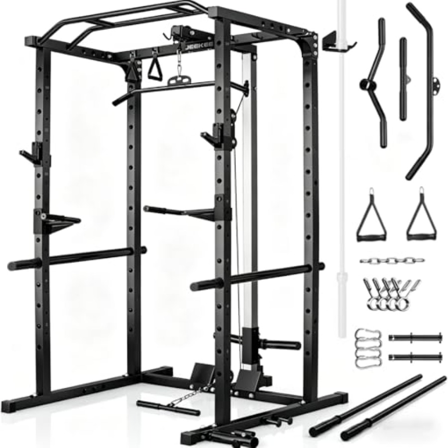 Home gym power rack with LAT p - đánh giá và giá Home Bar And Gym