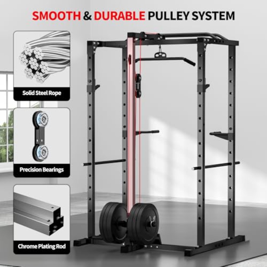 Home gym power rack with LAT p - đánh giá và giá Home Bar And Gym