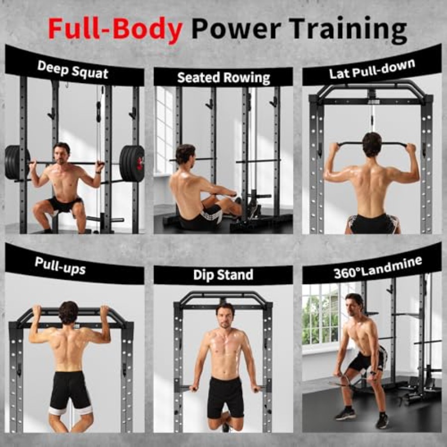 Home gym power rack with LAT p - đánh giá và giá Home Bar And Gym