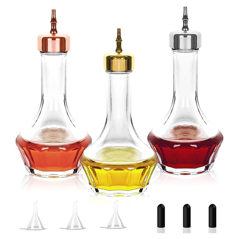 A04G-Bitters Bottle Set Of 3-1 - đánh giá và giá Bitters Bottle Set