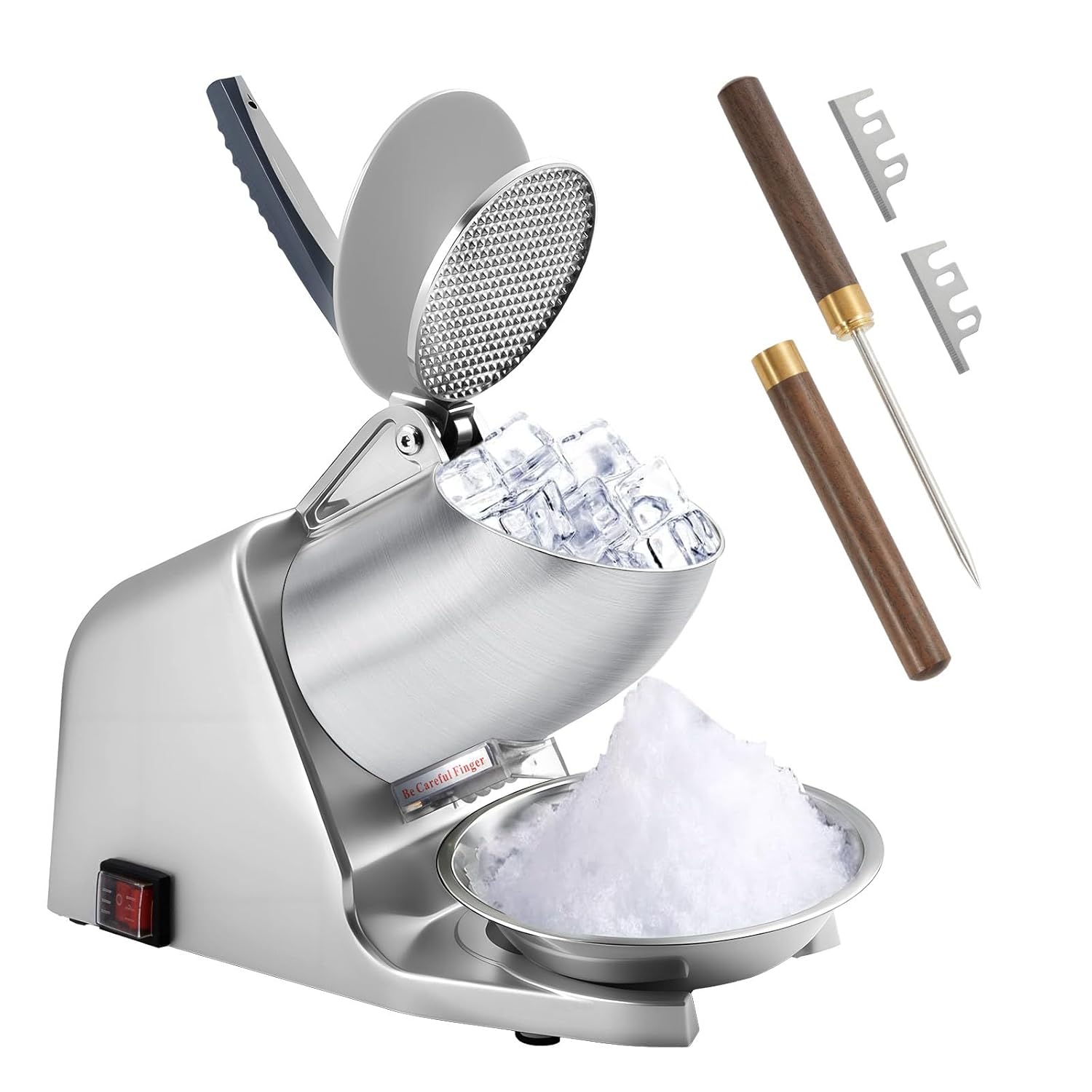 186lbs/h Dual Blade Ice Shaver - đánh giá và giá Ice Pick Pick