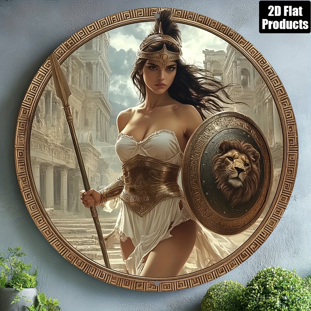 Vintage Greek Warrior Round Al - đánh giá và giá Home Bar And Kitchen