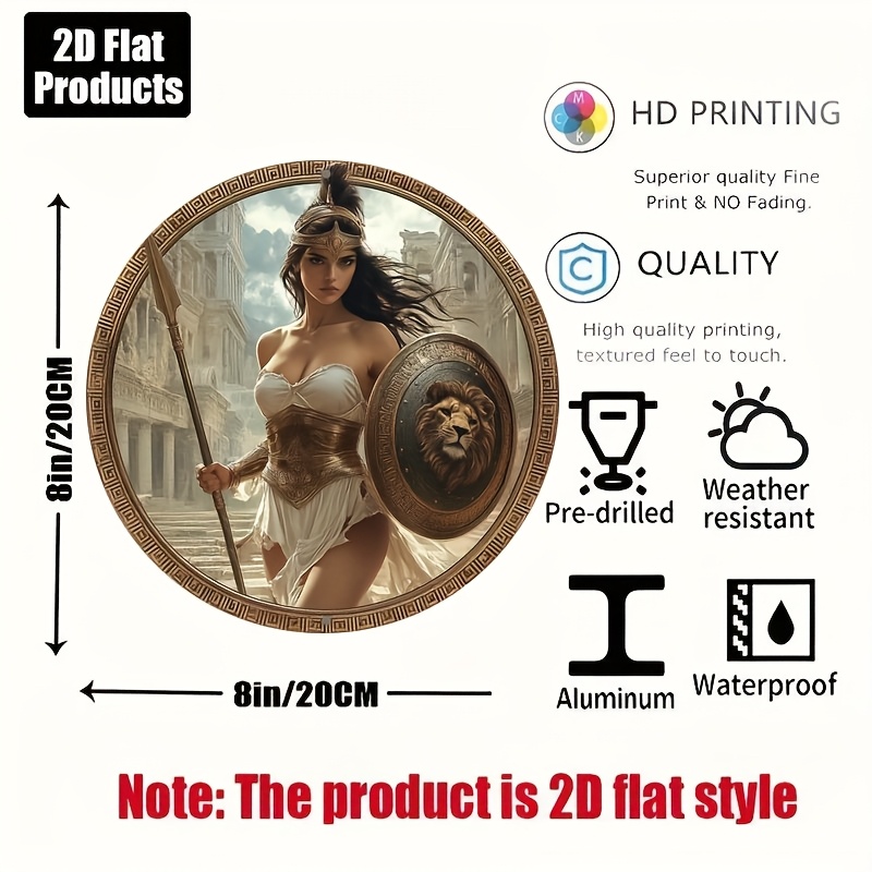 Vintage Greek Warrior Round Al - đánh giá và giá Home Bar And Kitchen