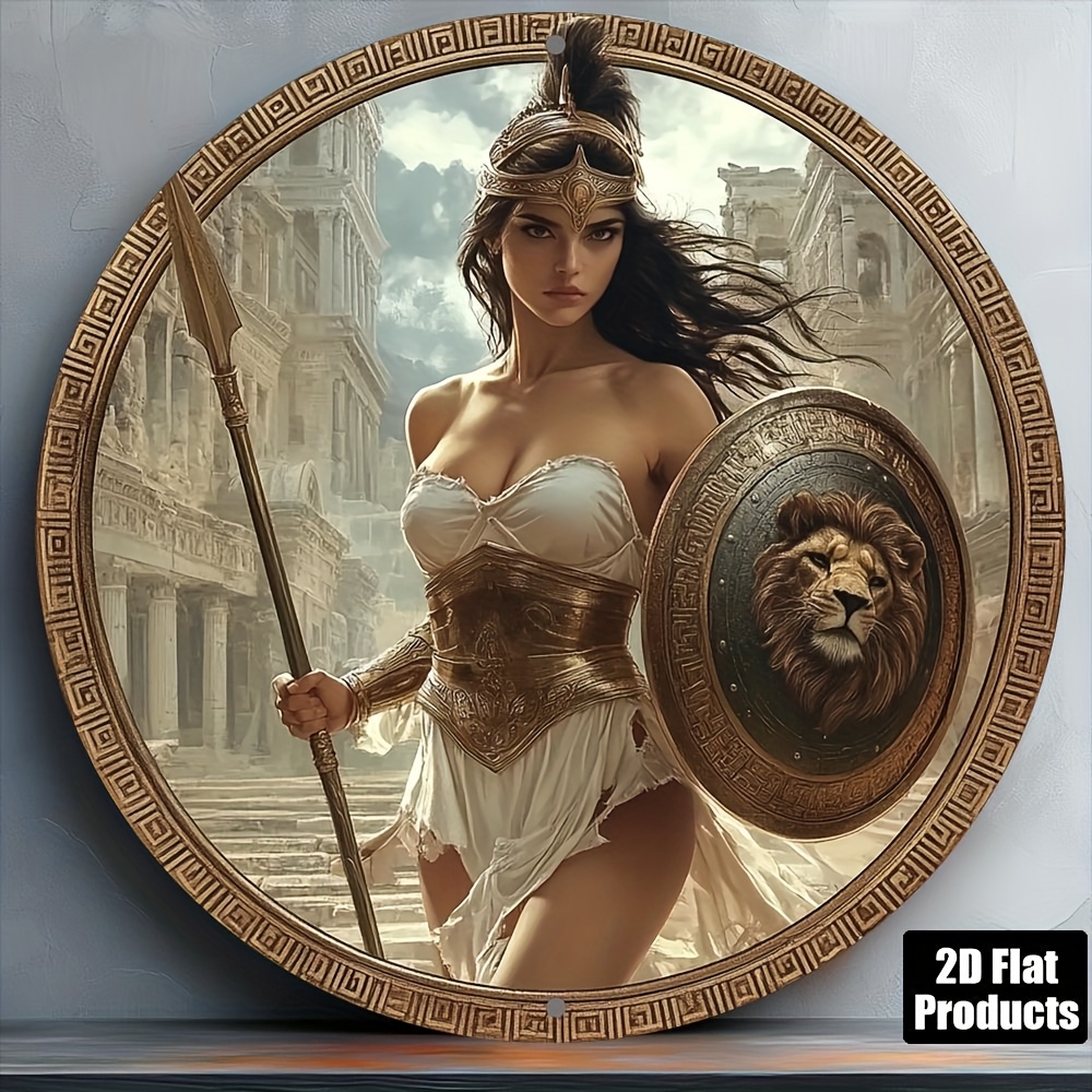 Vintage Greek Warrior Round Al - đánh giá và giá Home Bar And Kitchen