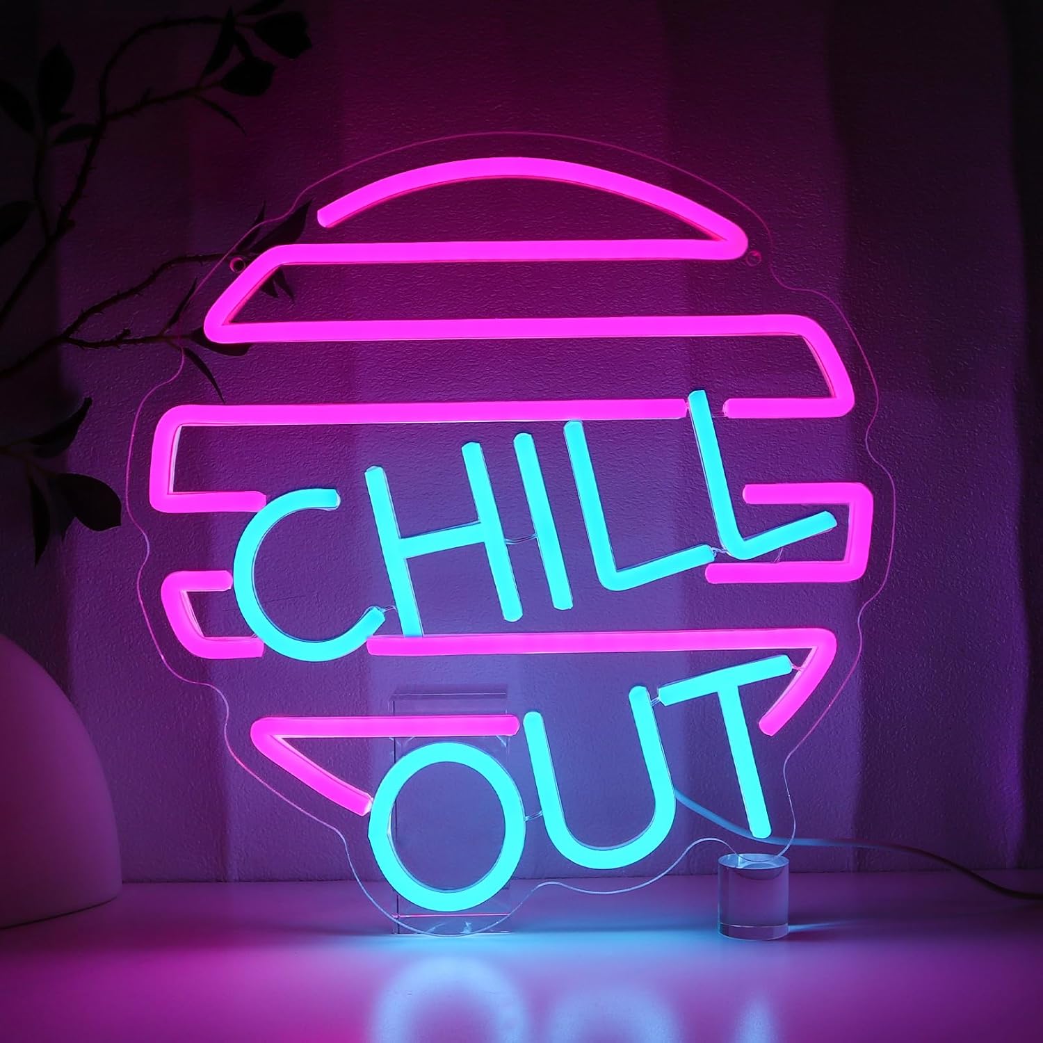 Chill Out Neon Sign for Wall D - đánh giá và giá Home Bar Lounge