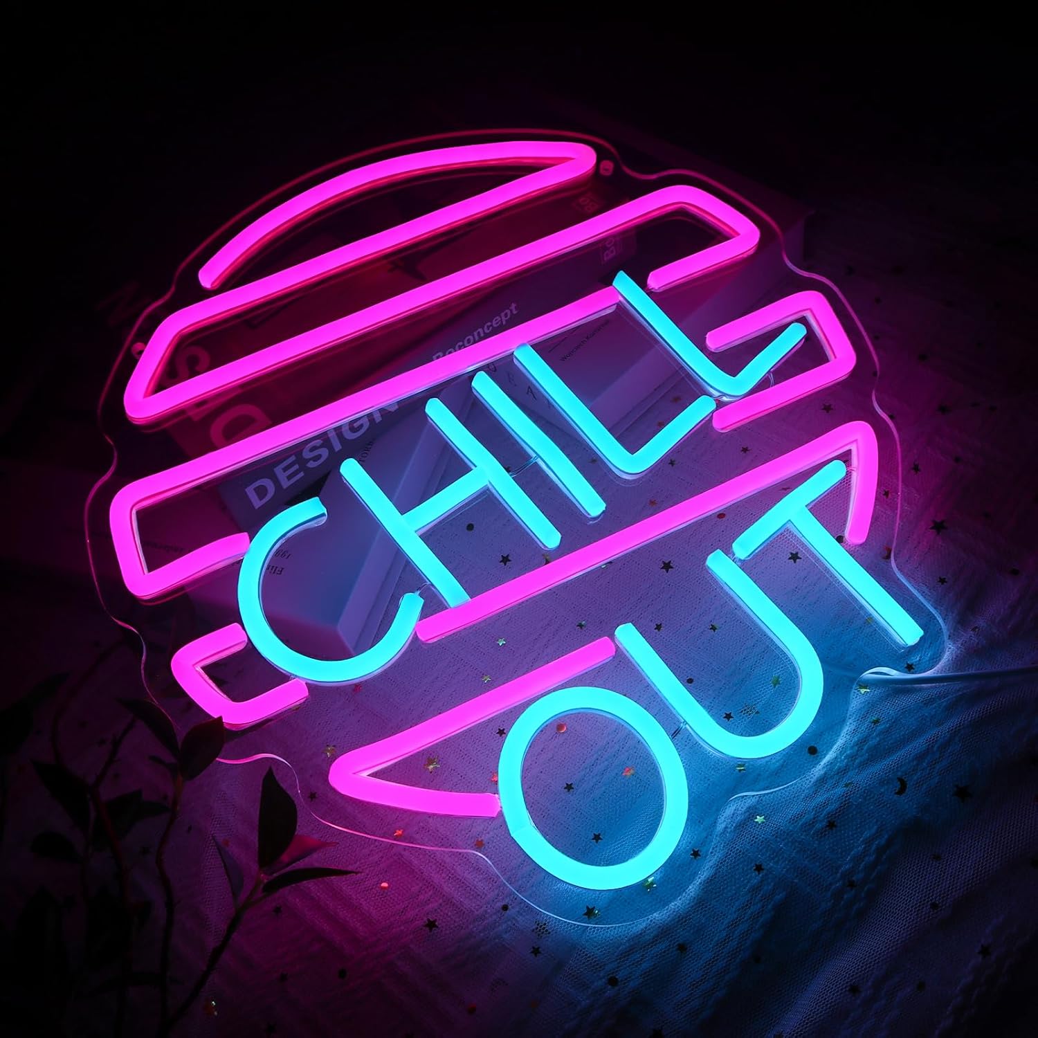 Chill Out Neon Sign for Wall D - đánh giá và giá Home Bar Lounge