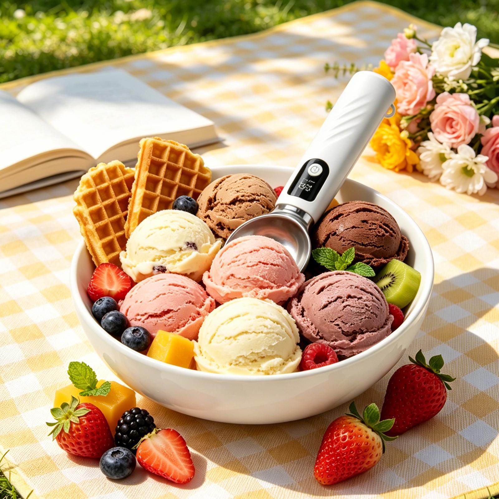 Heated Ice Cream Scoop Recharg - đánh giá và giá Ice Pick Pick