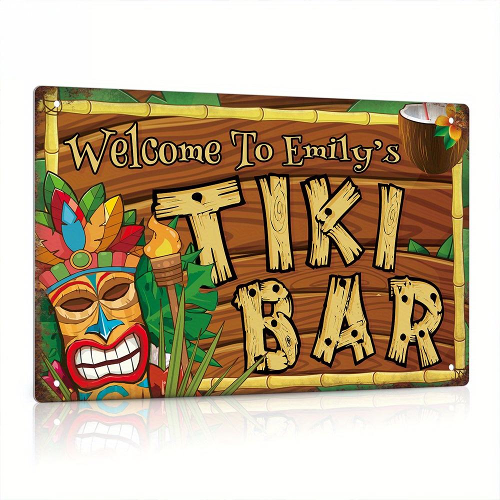 Custom  Decor Tiki Bar Sign, P - đánh giá và giá Home Bar And Restaurant