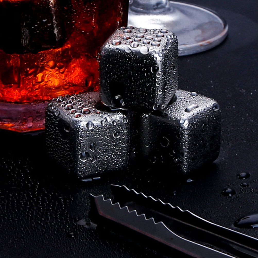 2Sets Stainless Steel Ice Cube - đánh giá và giá Home Bar Set