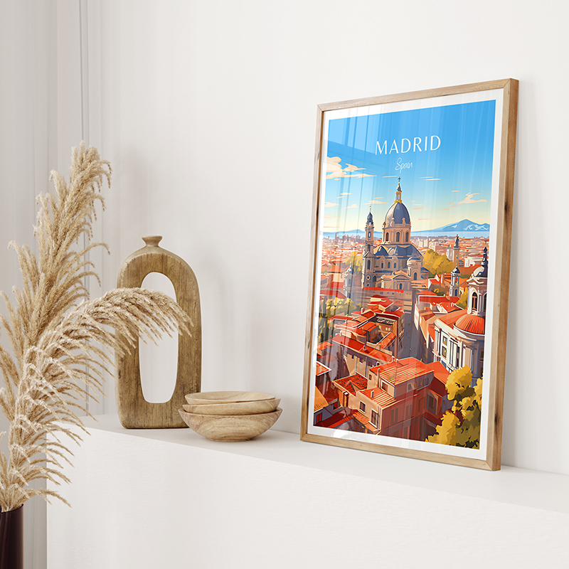 Spain Travel Poster Paris Gran - đánh giá và giá Home Barcelona