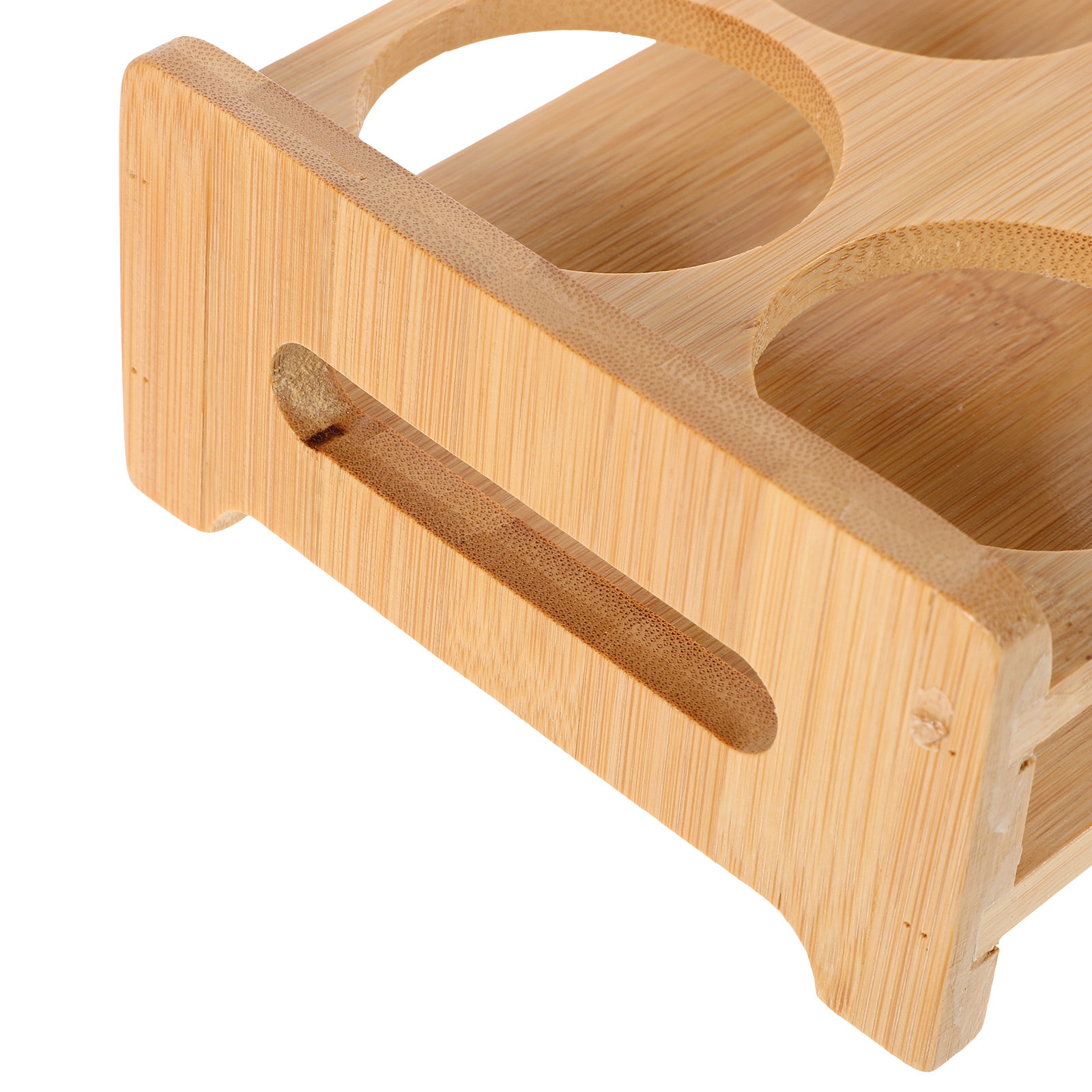 Bamboo Shot Glass Holder Premi - đánh giá và giá Home Bar Stand