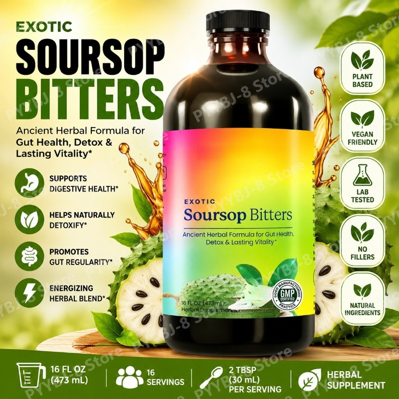 Soursop Bitters Drops Liquid 4 - đánh giá và giá Bitters Bottle Set