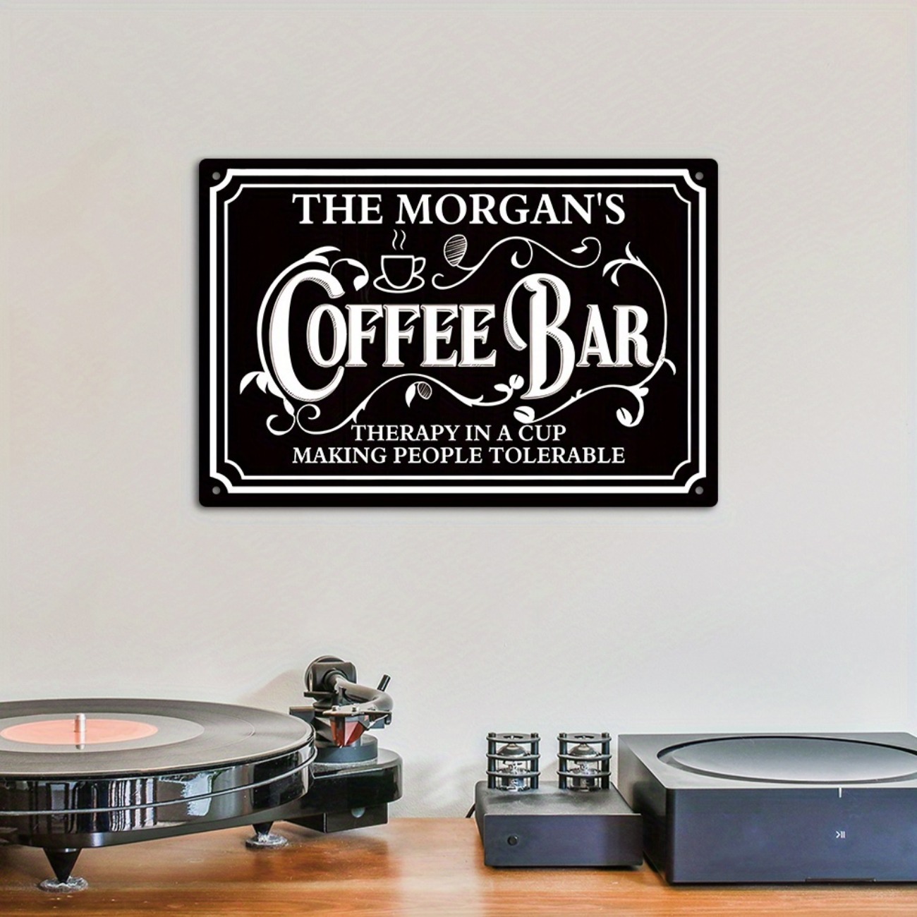 1pc Personalized The Morgan's  - đánh giá và giá Home Bar And Coffee